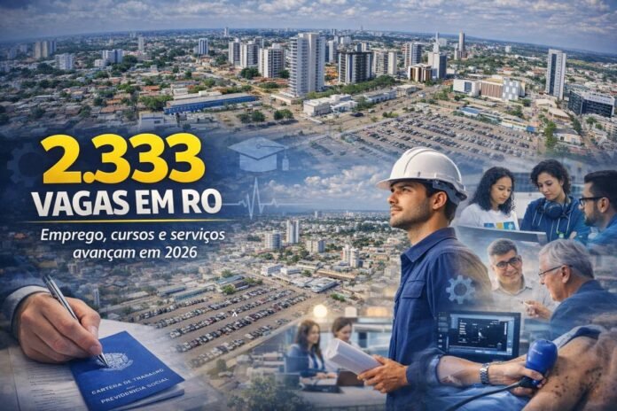 2.333 vagas em Rondônia e avanços em 2026 2.333 vagas em Rondônia com destaque para emprego, cursos técnicos e serviços públicos em 2026