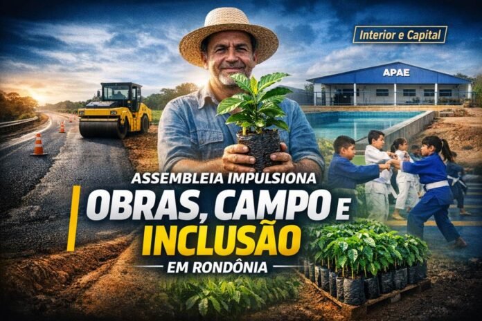 Assembleia Legislativa de Rondônia impulsiona obras, agricultura e inclusão social no estado