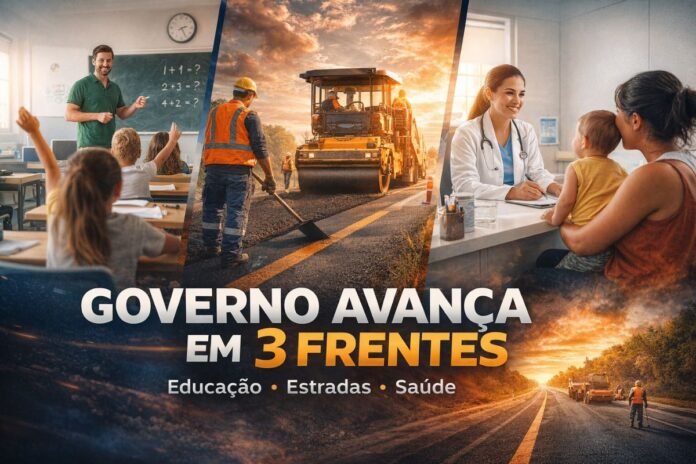 Governo avança RO com ações em educação, manutenção de rodovias e atendimento de saúde em Rondônia.