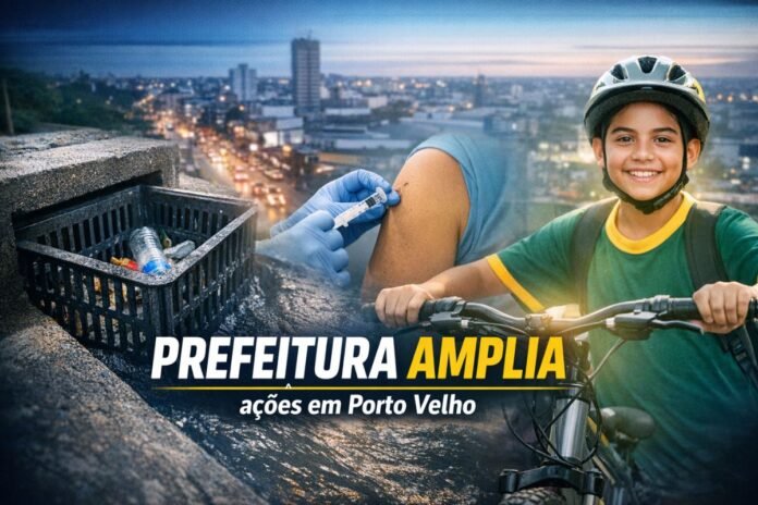 Prefeitura amplia ações em Porto Velho nas áreas de infraestrutura saúde e educação