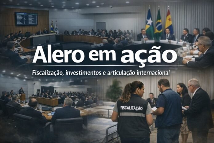 Plenário da Alero e ação de fiscalização ilustram agenda parlamentar com investimentos e articulação internacional em Rondônia