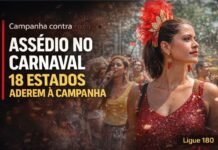 Campanha contra assédio sexual no carnaval tem adesão de 18 estados Campanha contra assédio sexual no carnaval mobiliza 18 estados e reforça denúncia pelo Ligue 180