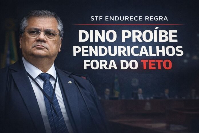 Dino proíbe penduricalhos fora do teto Flávio Dino durante sessão no STF sobre penduricalhos fora do teto constitucional