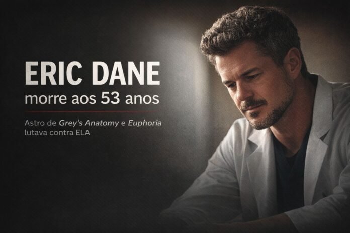 Eric Dane morre aos 53 anos Eric Dane em cena de Grey’s Anatomy antes de morrer aos 53 anos