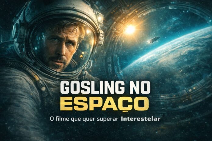 Ryan Gosling em traje espacial no filme Project Hail Mary