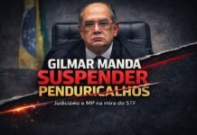 Gilmar Mendes manda suspender “penduricalhos” do Judiciário e do MP Gilmar Mendes durante sessão do STF ao determinar suspensão dos penduricalhos