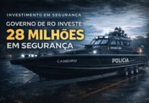Governo de RO investe R$ 28 milhões e entrega primeira lancha blindada Lancha blindada entregue pelo Governo de RO após investimento de R$ 28 milhões em segurança pública