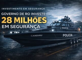 Governo de RO investe R$ 28 milhões e entrega primeira lancha blindada Lancha blindada entregue pelo Governo de RO após investimento de R$ 28 milhões em segurança pública