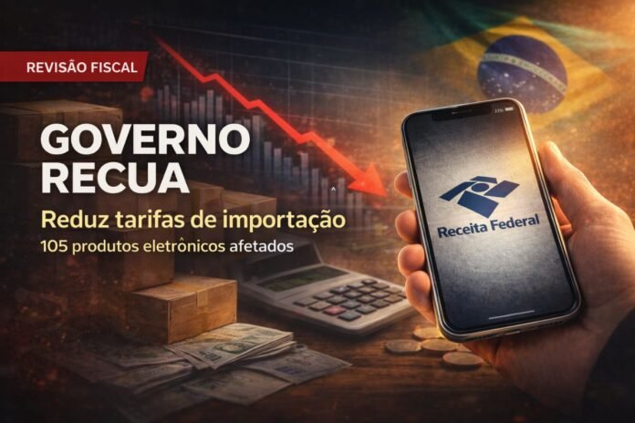 Governo recua na taxação sobre produtos importados e reduz tarifas de eletrônicos
