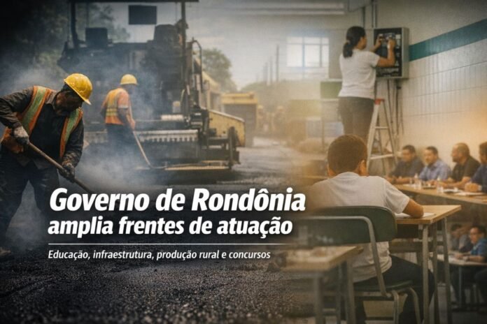 Ações do governo de Rondônia em educação infraestrutura produção rural e serviços públicos