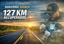 Rondônia amplia qualificação, recupera 127 km e lança rede contra desaparecimentos Rondônia recupera 127 km da RO-010 e lança rede contra desaparecimentos
