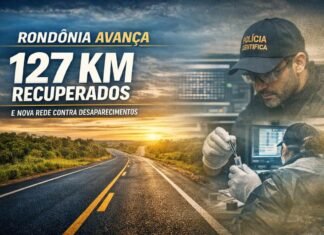 Rondônia amplia qualificação, recupera 127 km e lança rede contra desaparecimentos Rondônia recupera 127 km da RO-010 e lança rede contra desaparecimentos