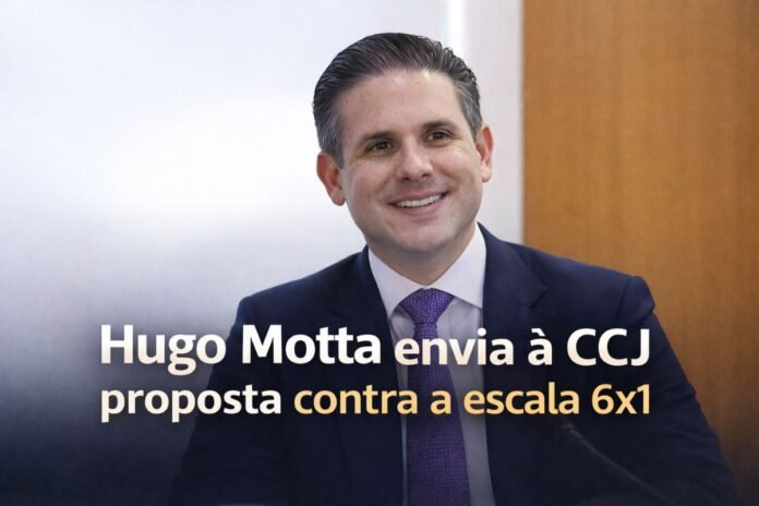Hugo Motta anuncia envio à CCJ de proposta que prevê o fim da escala de trabalho 6x1 na Câmara dos Deputados