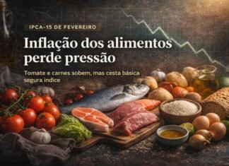 Inflação de alimentos começa a perder força em fevereiro Inflação de alimentos perde pressão em fevereiro segundo dados do IPCA-15