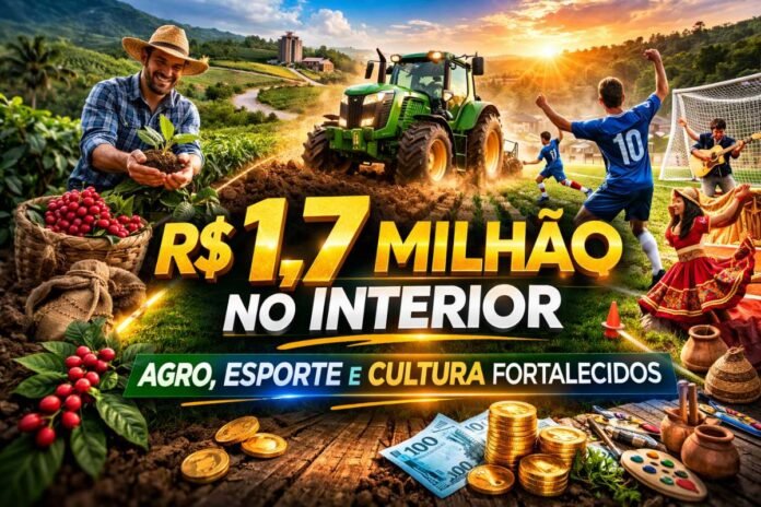 investimentos no interior de Rondônia impulsionam agro esporte e cultura com R$ 1,7 milhão