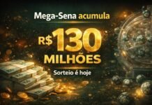 Mega-Sena vai sortear R$ 130 milhões nesta quinta Mega-Sena acumula e pode pagar R$ 130 milhões em sorteio realizado nesta quinta-feira