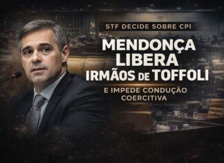 Mendonça libera irmãos de Toffoli de comparecer à CPI do Crime Organizado André Mendonça decide que irmãos de Toffoli não precisam comparecer à CPI do Crime Organizado no Senado