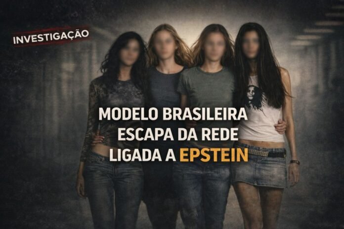 Modelo brasileira em concurso no Equador ligado a recrutador associado a Jeffrey Epstein em 2004.