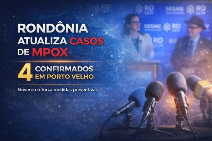 Coletiva em Rondônia confirma quatro casos de Mpox em Porto Velho e reforça medidas preventivas