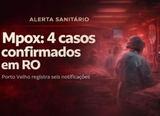 Quatro casos de mpox são confirmados em Rondônia Profissional de saúde em hospital representa confirmação de quatro casos de mpox em Rondônia