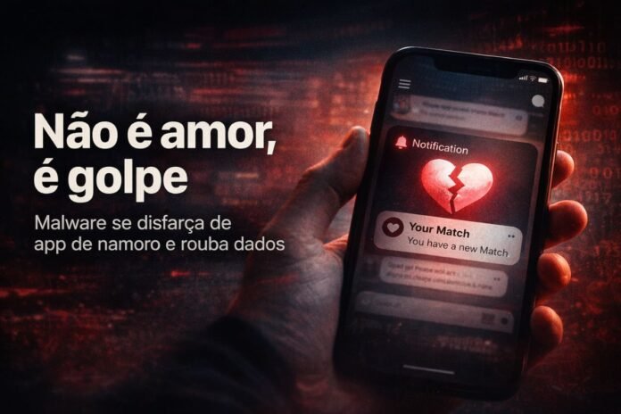 Malware disfarçado de aplicativo de namoro engana usuários com falso Tinder Grátis
