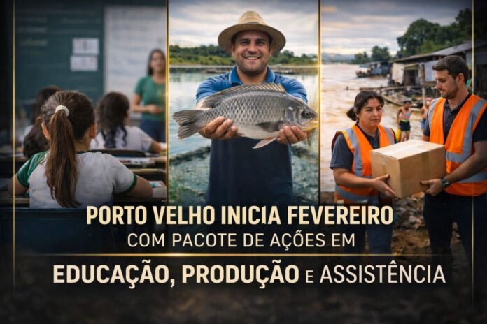 Pacote de ações da Prefeitura de Porto Velho em educação produção e assistência social