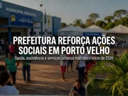 Prefeitura de Porto Velho reforça ações sociais, saúde e serviços urbanos Prefeitura de Porto Velho reforça ações sociais com atendimentos em saúde, assistência e serviços urbanos no início de 2026.