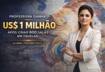 Professora leva educacao a favelas e ganha US$ 1 milhao Professora ganha prêmio de US$ 1 milhão após criar 800 salas de aula em favelas