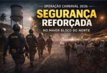 Segurança é intensificada pelo governo de RO no maior bloco de Carnaval da região Norte Segurança no Carnaval de Rondônia é intensificada no maior bloco da região Norte