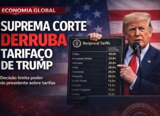 Suprema Corte dos EUA derruba tarifaço imposto por Trump Suprema Corte dos EUA derruba tarifaço imposto por Trump