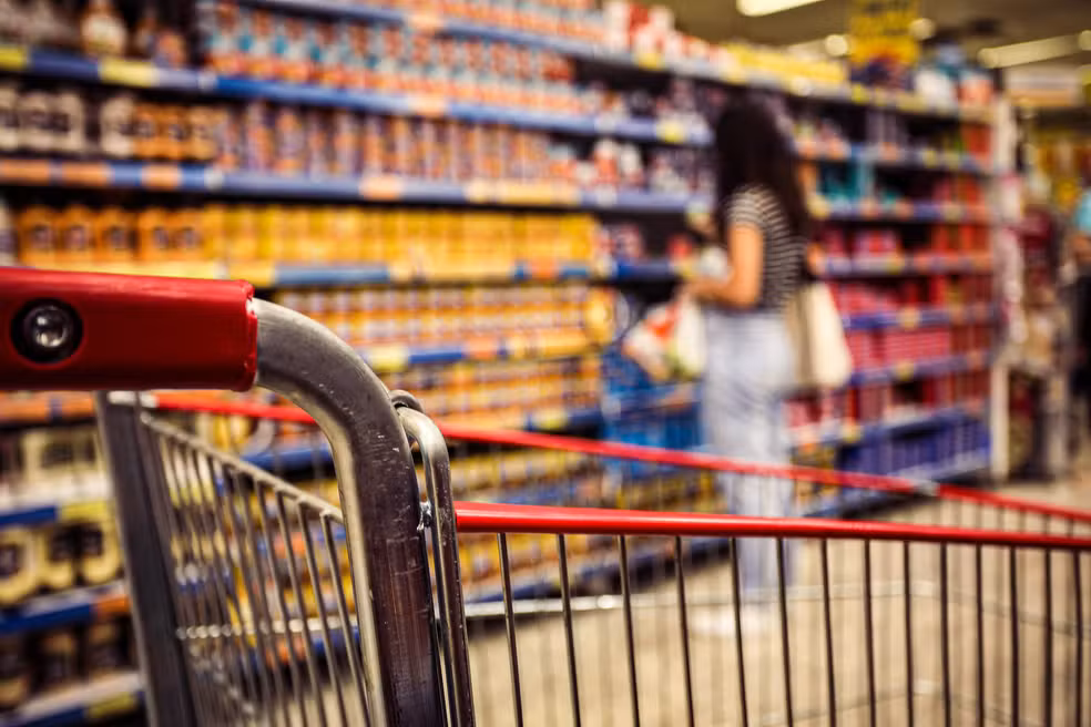 alta dos preços dos alimentos no supermercado devido ao aumento do diesel