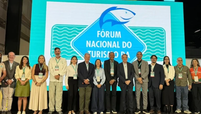representantes de Rondônia participam do fórum nacional do turismo da pesca durante feira do setor em São Paulo