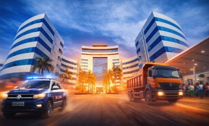 Ações do governo de Rondônia avançam em segurança e obras ações do governo de Rondônia com viatura policial, obras e serviços públicos em destaque