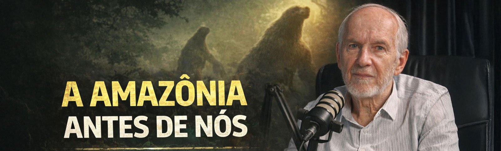 Geólogo Amilcar Adamy no RuralCast fala sobre a Amazônia antes da ocupação humana e preguiças gigantes em Rondônia
