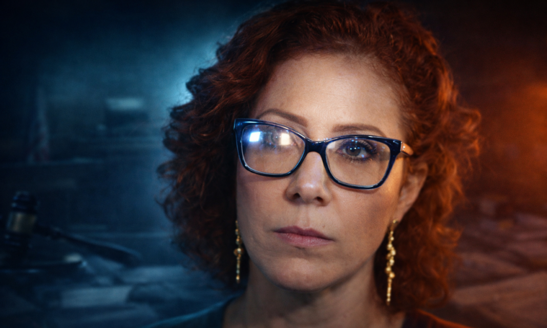 Extradição de Carla Zambelli em destaque com expressão séria em cenário de investigação e repercussão internacional