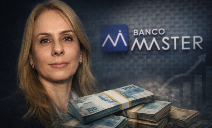 Viviane Barci, esposa de Alexandre de Moraes, em imagem relacionada ao contrato milionário entre seu escritório e o Banco Master