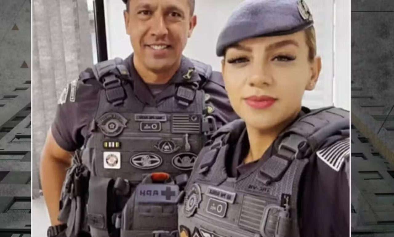 casal de policiais militares envolvidos em caso de feminicídio em São Paulo durante investigação
