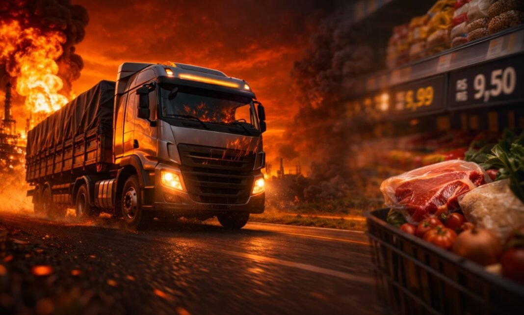 Diesel dispara e pode encarecer comida em todo o Brasil