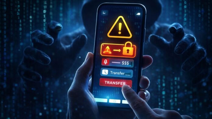 golpes digitais no Brasil aumentam com fraudes online em aplicativos e celulares