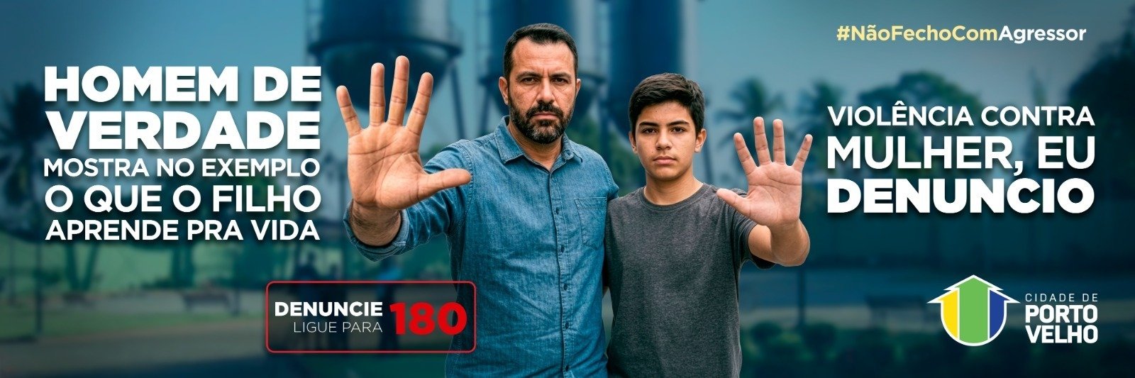 violência contra mulher Porto Velho campanha homens denunciam agressão 180