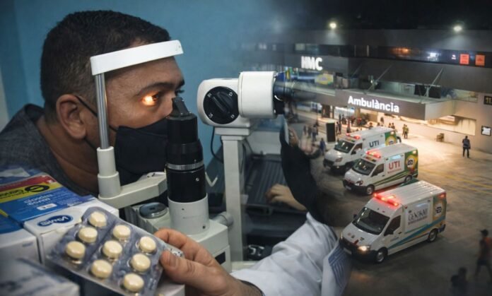 investimento na saúde em Rondônia amplia atendimento médico com exames oftalmológicos, ambulâncias e medicamentos em hospital público