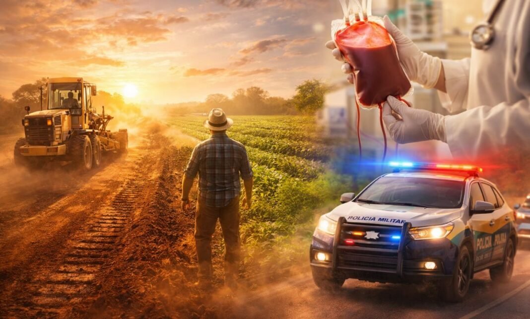 Investimentos em Rondônia com obras em estradas, produção rural, saúde e segurança pública