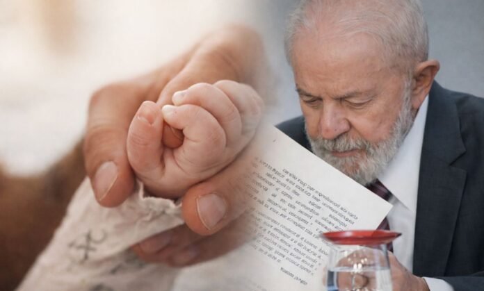 licença-paternidade 20 dias pai segurando mão de bebê decisão de Lula Brasil