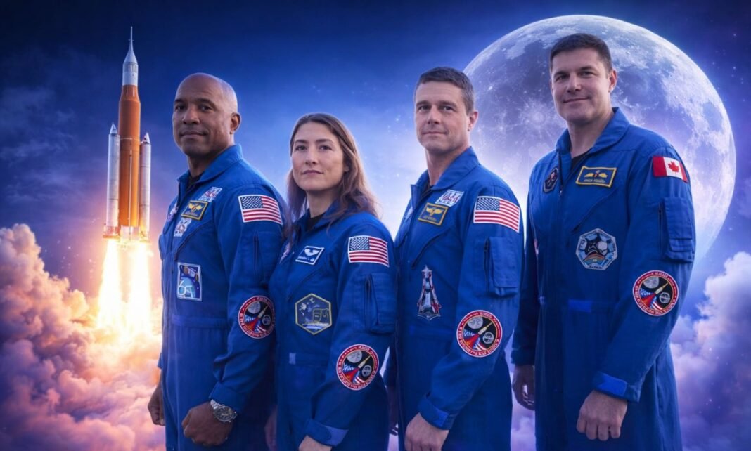 Nasa leva 4 astronautas à Lua nesta quarta na missão Artemis 2