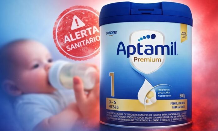 Suspensão de fórmula infantil Aptamil após alerta da Anvisa por risco de toxina