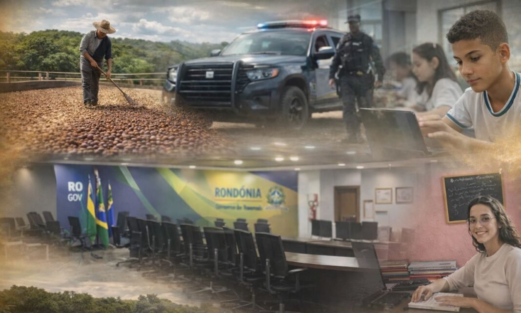 ações do governo de RO com destaque para bioeconomia café segurança e educação