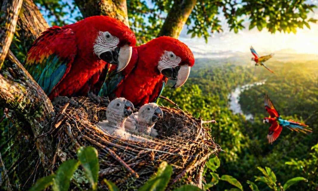 Arara-vermelha-grande