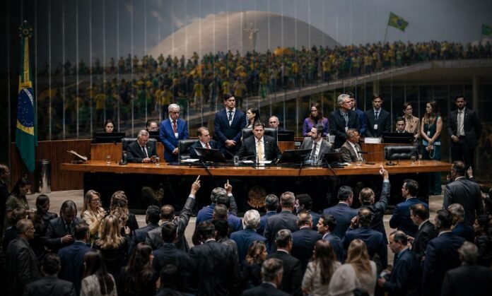 Congresso derruba veto de Lula ao PL da dosimetria Plenário do Congresso Nacional em sessão tensa após derrubada de veto de Lula ao PL da dosimetria