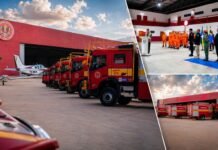 Governo de RO entrega hangares e viaturas dos Bombeiros em Porto Velho hangares e viaturas dos Bombeiros