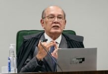 Após CPI rejeitar indiciamentos, Gilmar mira Vieira Gilmar Mendes durante sessão no STF em meio à reação após relatório rejeitado na CPI do Crime Organizado